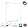 GLOBOSTAR® FRAMELIN 60369 Χωνευτό Panel Οροφής 60x60 LED 48W 5520lm 120° CRI≥85Ra UGR<19 AC 220-240V IP20 Φυσικό Λευκό 4500K - Lumileds SMD Chip & TÜV SÜD Driver - Λευκό Γαλακτερό - Μ60 x Π60 x Υ1.5cm / Q56 x 56cm - 5 Χρόνια Εγγύηση