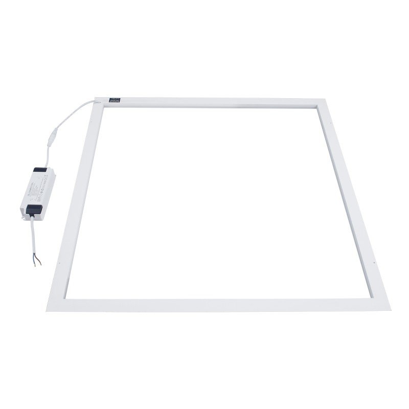GLOBOSTAR® FRAMELIN 60369 Χωνευτό Panel Οροφής 60x60 LED 48W 5520lm 120° CRI≥85Ra UGR<19 AC 220-240V IP20 Φυσικό Λευκό 4500K - Lumileds SMD Chip & TÜV SÜD Driver - Λευκό Γαλακτερό - Μ60 x Π60 x Υ1.5cm / Q56 x 56cm - 5 Χρόνια Εγγύηση