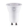 GLOBOSTAR® TINO 60113 Σποτ GU10 MR11 LED 3W 300lm 38° AC 220-240V IP20 Θερμό Λευκό 2700K - Bridgelux SMD Chip - Μ3.5 x Π3.5 x Υ4cm - 3 Χρόνια Εγγύηση