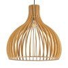 GLOBOSTAR® SCANDINAVIA 01701 Boho Κρεμαστό Φωτιστικό Οροφής με Ντουί 1 x E27 AC 220-240V IP20 - Μπεζ - Μ45 x Π45 x Υ45cm