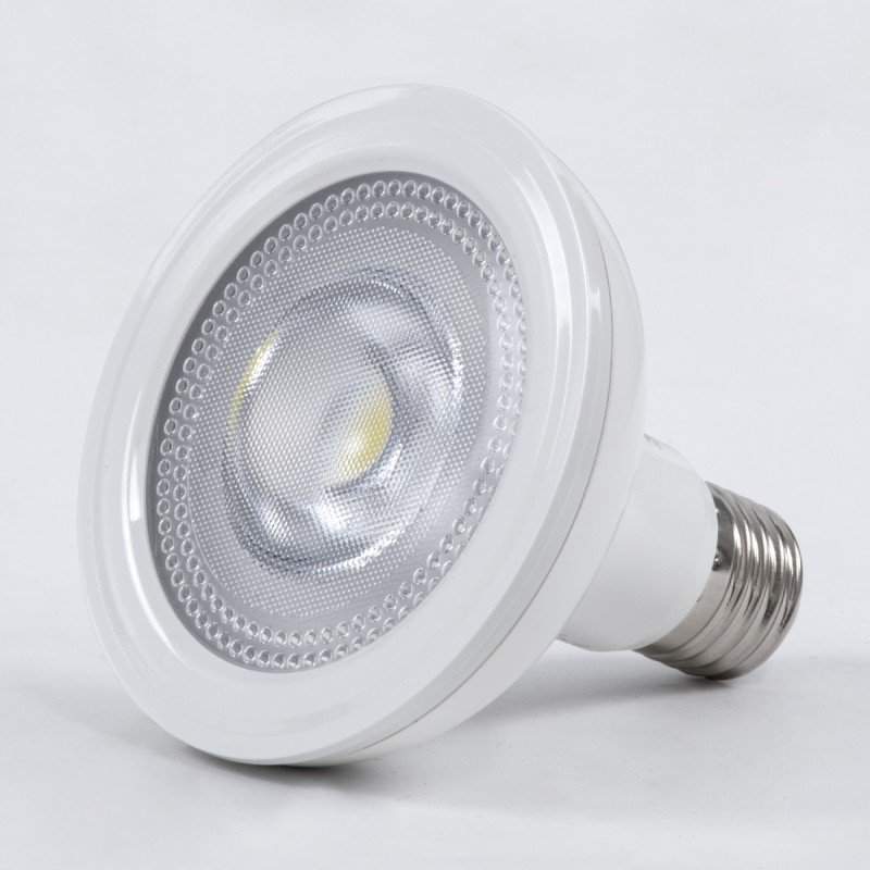 GLOBOSTAR® BEAMPAR 60087 Σποτ E27 PAR30 LED 15W 1500lm 12° AC 220-240V IP20 Ψυχρό Λευκό 6000K - Μ9.5 x Π9.5 x Υ9.5cm - 3 Χρόνια Εγγύηση