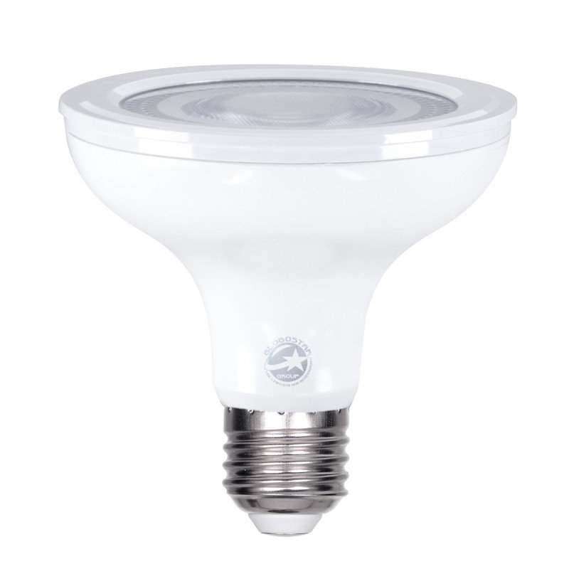 GLOBOSTAR® BEAMPAR 60087 Σποτ E27 PAR30 LED 15W 1500lm 12° AC 220-240V IP20 Ψυχρό Λευκό 6000K - Μ9.5 x Π9.5 x Υ9.5cm - 3 Χρόνια Εγγύηση
