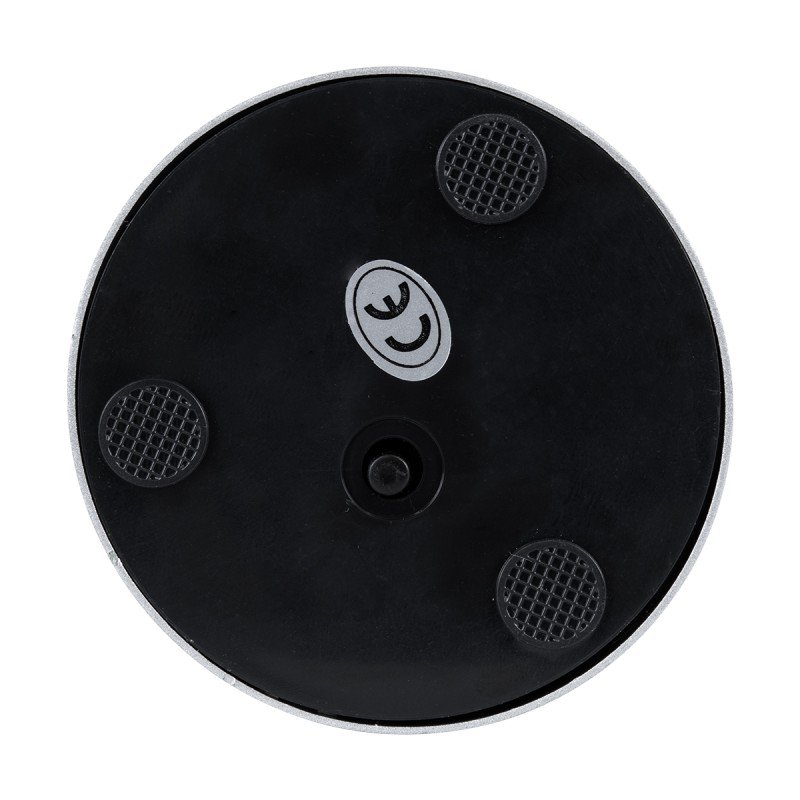 GloboStar® JOJO 76521 Επαναφορτιζόμενο Επιτραπέζιο Φωτιστικό Πορτατίφ LED 1.5W 105lm 120° DC 5V IP44 CCT Ultra Θερμό 1500K - Φυσικό Λευκό 4500K - Ψυχρό Λευκό 6000K Dimmable Ασημί Αλουμίνιο - Μ8 x Π8 x Υ34cm - 2 Χρόνια Εγγύηση