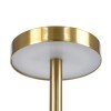 GLOBOSTAR® JOJO 76523 Μοντέρνο Επιτραπέζιο Φωτιστικό LED 1.5W 105lm 120° DC 5V με USB με Επαναφορτιζόμενη Μπαταρία Li-ion 3.7V 1800mAh IP44 Ρυθμιζόμενο Λευκό CCT με Αφή 1500K/4500K/6000K Dimmable - Lumileds SMD Chip - Χρυσό - Μ8 x Π8 x Υ34cm - 2 Χρόνια Εγ