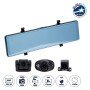 GloboStar® 86057 Καθρέπτης Αυτοκινήτου με 3 Κάμερες 3CHs AHD 1080P 170° - 4G Sim Card Slot - WiFi - GPS Navigator - Bluetooth - G Sensor - 24h Monitoring - FM Transmitter -  Νυχτερινή Όραση - Μαύρο