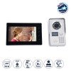 GloboStar® 86061 Σετ Θυροτηλεόρασης με Έγχρωμη Οθόνη Αφής 7" και Κάμερα 1080P HD & 4 Επαγωγικά Κλειδιά για Ηλεκτρονικές Κλειδαριές - Μαύρο - Ασημί GloboStar® 86061 Σετ Θυροτηλεόρασης με Έγχρωμη Οθόνη Αφής 7" και Κάμερα 1080P HD & 4 Επαγωγικά Κλειδιά για Ηλεκτρονικές Κλειδαριές - Μαύρο - Ασημί
