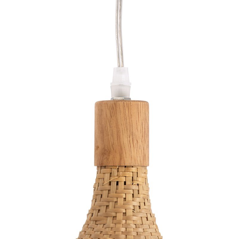 GLOBOSTAR® CUBA 01767 Boho Κρεμαστό Φωτιστικό Οροφής με Ντουί 1 x E27 AC 220-240V IP20 - Μπεζ - Μ80 x Π80 x Υ49cm GLOBOSTAR® CUBA 01767 Boho Κρεμαστό Φωτιστικό Οροφής με Ντουί 1 x E27 AC 220-240V IP20 - Μπεζ - Μ80 x Π80 x Υ49cm