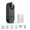GloboStar® 86075 Επαναφορτιζόμενη Ψηφιακή Έξυπνη Camera Εξώπορτας 1080P WiFi 166° Μοιρών - 2500mAh - Νυχτερινή Όραση με LED IR - Ανιχνευτή Κίνησης - Κουδούνι - Διπλή Κατέυθυνση Ομιλίας - Μαύρο GloboStar® 86075 Επαναφορτιζόμενη Ψηφιακή Έξυπνη Camera Εξώπορτας 1080P WiFi 166° Μοιρών - 2500mAh - Νυχτερινή Όραση με LED IR - Ανιχνευτή Κίνησης - Κουδούνι - Διπλή Κατέυθυνση Ομιλίας - Μαύρο