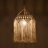 GLOBOSTAR® ALGERIA 36202 Boho Κρεμαστό Φωτιστικό Οροφής με Ντουί 1 x E27 AC 220-240V IP20 - Μπεζ - Μ40 x Π40 x Υ50cm GLOBOSTAR® ALGERIA 36202 Boho Κρεμαστό Φωτιστικό Οροφής με Ντουί 1 x E27 AC 220-240V IP20 - Μπεζ - Μ40 x Π40 x Υ50cm