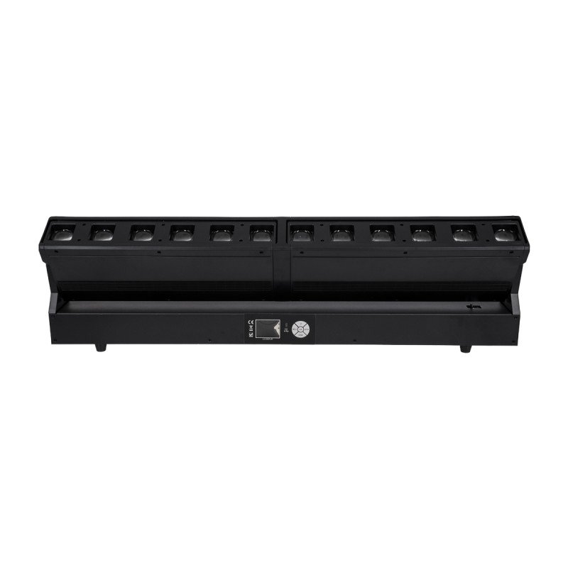 GloboStar® 51168 SPHINX Επαγγελματική Κινούμενη Μπάρα Φωτισμού DIGITAL MATRIX PIXEL LED 480W AC 220V-240V 4IN1 BEAM - WASH - SPOT - ZOOM 5° - 35° OSRAM LED DMX512 Display on Body RGBW - Μαύρο - L102 x W10 x H16.5cm