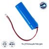 GLOBOSTAR® BATTERY 76560 Ανταλλακτική Επαναφορτιζόμενη Μπαταρία Li-ion 3.7V 18650 1800mAh με Overcharge / Discharge Προστασία IP20 - Μ6.5 x Π1.7 x Υ1.7cm - 1 Χρόνος Εγγύηση