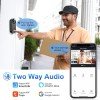 GloboStar® 86075 Επαναφορτιζόμενη Ψηφιακή Έξυπνη Camera Εξώπορτας 1080P WiFi 166° Μοιρών - 2500mAh - Νυχτερινή Όραση με LED IR - Ανιχνευτή Κίνησης - Κουδούνι - Διπλή Κατέυθυνση Ομιλίας - Μαύρο GloboStar® 86075 Επαναφορτιζόμενη Ψηφιακή Έξυπνη Camera Εξώπορτας 1080P WiFi 166° Μοιρών - 2500mAh - Νυχτερινή Όραση με LED IR - Ανιχνευτή Κίνησης - Κουδούνι - Διπλή Κατέυθυνση Ομιλίας - Μαύρο