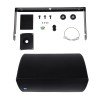 GloboStar® FDB ES108BT 98004 Facilities Speaker - Παθητικό Ηχείο Εγκαταστάσεων Επιτοίχιο με Μετασχηματιστή 100V & 16Ω - 150W RMS (600W Peak) - 1 x 8" Inches LF & 1 x 1" Inches HF - Αδιάβροχο IP65 - Μαύρο - Μ24 x Π28.5 x Υ45cm