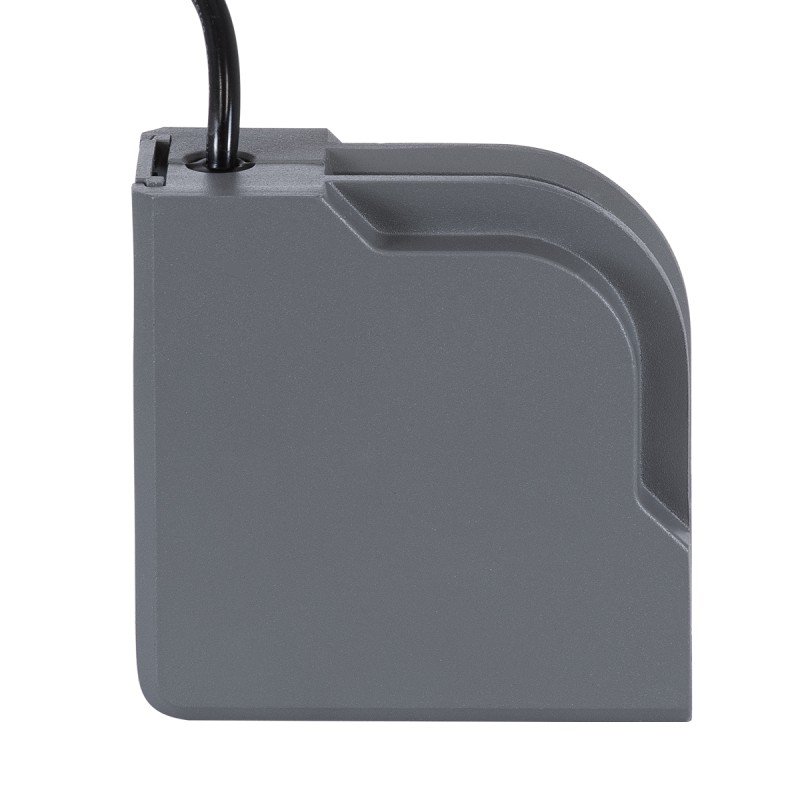 GLOBOSTAR® WINDOWCORNA 90115 Γωνιακό Φωτιστικό Ανάδειξης Παραθύρων LED 6W 480lm 3°x172° DC 24V Αδιάβροχο IP65 Μπλε Dimmable - CREE XPE Chip - Γκρι Ανθρακί - Μ12 x Π4 x Υ12cm - 3 Χρόνια Εγγύηση