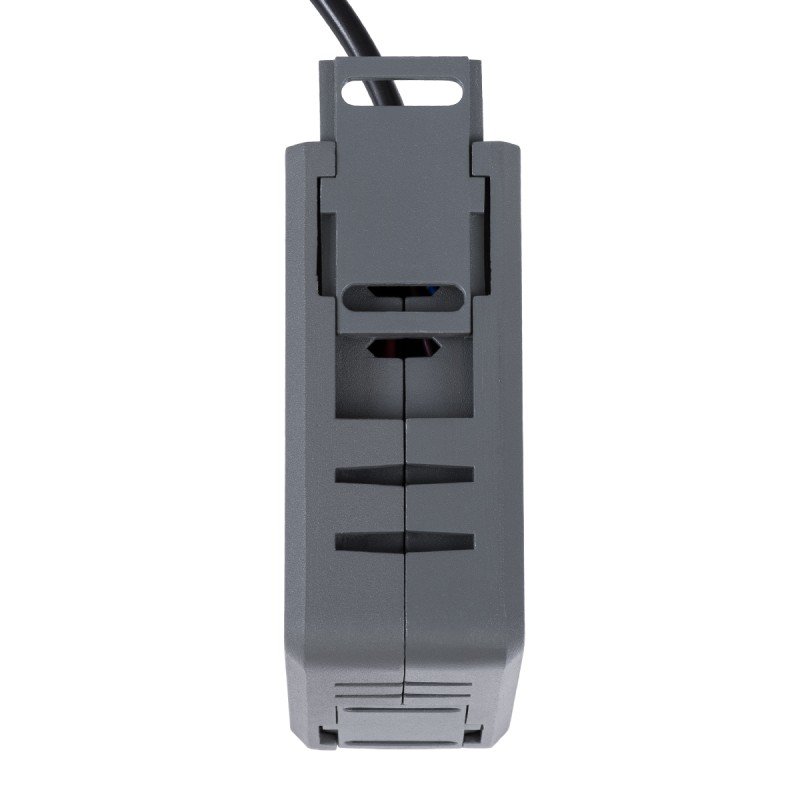 GLOBOSTAR® WINDOWCORNA 90115 Γωνιακό Φωτιστικό Ανάδειξης Παραθύρων LED 6W 480lm 3°x172° DC 24V Αδιάβροχο IP65 Μπλε Dimmable - CREE XPE Chip - Γκρι Ανθρακί - Μ12 x Π4 x Υ12cm - 3 Χρόνια Εγγύηση