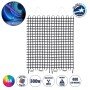 GloboStar® 90143 Digital Pixel Addressable Facade Soft Net Panel - Ψηφιακό Εύκαμπτο Δίχτυ Πάνελ Πρόσοψης Κτιρίων LED SMD 3535 300W/m2 400LED/m2 400PIXEL/m2 SPI/TTL Protocol IC UCS512B 18000lm/m2 120° DC 12V IP67 RGB - Μαύρο Σώμα - Μ100 x Π100 x Υ1.7cm
