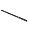 GLOBOSTAR® WASHERFAIA 90186 Μπάρα Φωτισμού Wall Washer με Αντιθαμβωτική Γρίλια LED 24W 2640lm 15° DC 24V Αδιάβροχο IP65 Θερμό Λευκό 2700K Dimmable - Bridgelux SMD Chip - Γκρί Ανθρακί - Μ100 x Π4 x Υ5.5cm - 3 Χρόνια Εγγύηση