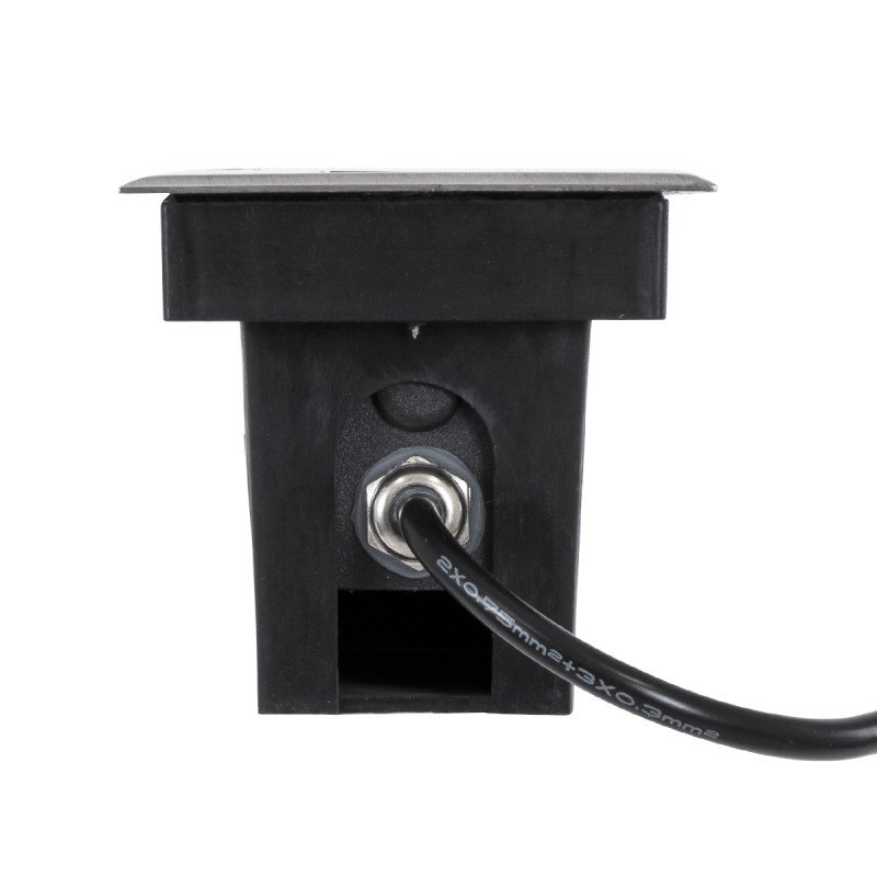 GLOBOSTAR® UNDERGROUNDREMVI 90191 Χωνευτή Μπάρα Φωτισμού Wall Washer LED 9W 765lm 10° DC 24V Αδιάβροχο IP68 Πολύχρωμο RGBW Dimmable DMX512 - Bridgelux SMD Chip - Ανοξείδωτο Ατσάλι SS316 - Μ30 x Π9 x Υ8.5cm / Q28.5 x 7.5cm - 3 Χρόνια Εγγύηση