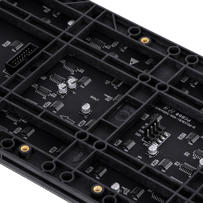GloboStar® MODULCO 90233 LED Display Module 32x16cm - Πλακίδιο Ψηφιακής Οθόνης LED Video Wall - P2 Pro 3840Hz High Refresh Rate 12800 Dots - 25 W ≥600cd/㎡ DC 4.5~5V - SMD1515 RGB 3in1 4398 Billion Colors - Indoor IP20 - Μ32 x Υ16cm