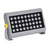 GLOBOSTAR® FLOODHENA 90445 Προβολέας Σποτ Wall Washer LED 36W 3060lm 30° AC 220-240V Αδιάβροχο IP67 Ultra Θερμό Λευκό 2200K - Bridgelux SMD Chip - Γκρι Ανθρακί - Μ30 x Π6 x Υ17cm - 3 Χρόνια Εγγύηση