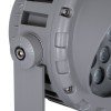 GLOBOSTAR® FLOODMENA 90338 Προβολέας Σποτ Wall Washer με Αντιθαμβωτική Γρίλια LED 48W 4080lm 30° AC 220-240V Αδιάβροχο IP67 Ultra Θερμό Λευκό 2200K - Bridgelux SMD Chip - Γκρι Ανθρακί - Μ26 x Π20 x Υ28.5cm - 3 Χρόνια Εγγύηση