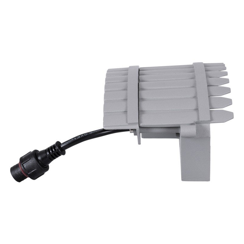 GLOBOSTAR® TREEJINA 90692 Κυρτή Μπάρα Φωτισμού Wall Washer για Φυτά - Δέντρα LED 18W 1530lm 10° DC 24V Αδιάβροχο IP67 Πολύχρωμο RGBW Dimmable DMX512 - Bridgelux SMD Chip - Γκρι - Μ29 x Π11 x Υ10.5cm - 3 Χρόνια Εγγύηση