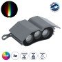 GLOBOSTAR® TREELIGHT-ZINA S-90982 Κυρτή Μπάρα Φωτισμού Wall Washer για Φυτά - Δέντρα LED 3W 255lm 30° DC 24V Αδιάβροχο IP65 RGBW Dimmable - Γκρι Ανθρακί - Μ11 x Π6.5 x Υ5cm - 3 Χρόνια Εγγύηση