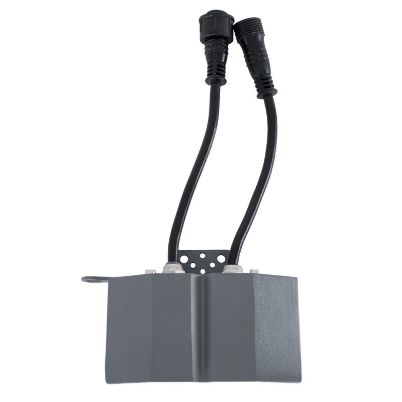 GLOBOSTAR® TREELIGHT-ZINA S-90982 Κυρτή Μπάρα Φωτισμού Wall Washer για Φυτά - Δέντρα LED 3W 255lm 30° DC 24V Αδιάβροχο IP65 RGBW Dimmable - Γκρι Ανθρακί - Μ11 x Π6.5 x Υ5cm - 3 Χρόνια Εγγύηση