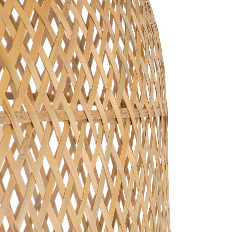 GLOBOSTAR® CALERO 00671 Boho Κρεμαστό Φωτιστικό Οροφής με Ντουί 1 x E27 AC 220-240V IP20 - Μπεζ - Μ50 x Π50 x Y110cm