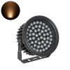 GLOBOSTAR® FLOODNEVA 90397 Προβολέας Σποτ Wall Washer LED 54W 4590lm 30° DC 24V Αδιάβροχο IP65 Ultra Θερμό Λευκό 2200K Dimmable - Bridgelux SMD Chip - Μαύρο - Μ24.5 x Π24.5 x Υ14.7cm - 3 Χρόνια Εγγύηση