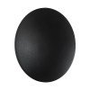 GLOBOSTAR® HELIO-R 60659 Μοντέρνο Φωτιστικό Τοίχου - Απλίκα LED 7W 700lm 120° AC 220-240V Αδιάβροχο IP65 Θερμό Λευκό 2700K - Lumileds SMD Chip & TÜV SÜD Driver - Μαύρο Ματ - Μ16 x Π5 x Υ16cm - 5 Χρόνια Εγγύηση