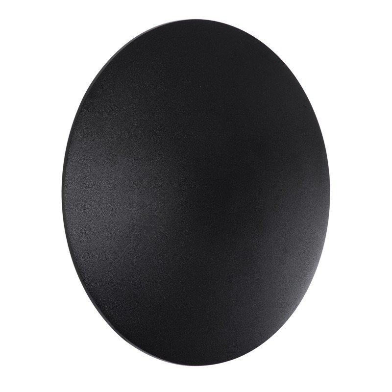 GLOBOSTAR® HELIO-R 60660 Μοντέρνο Φωτιστικό Τοίχου - Απλίκα LED 10W 1000lm 120° AC 220-240V Αδιάβροχο IP65 Θερμό Λευκό 2700K - Lumileds SMD Chip & TÜV SÜD Driver - Μαύρο Ματ - Μ21 x Π21 x Υ5cm - 5 Χρόνια Εγγύηση