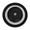 GLOBOSTAR® HELIO-R 60660 Μοντέρνο Φωτιστικό Τοίχου - Απλίκα LED 10W 1000lm 120° AC 220-240V Αδιάβροχο IP65 Θερμό Λευκό 2700K - Lumileds SMD Chip & TÜV SÜD Driver - Μαύρο Ματ - Μ21 x Π21 x Υ5cm - 5 Χρόνια Εγγύηση