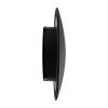 GLOBOSTAR® HELIO-R 60660 Μοντέρνο Φωτιστικό Τοίχου - Απλίκα LED 10W 1000lm 120° AC 220-240V Αδιάβροχο IP65 Θερμό Λευκό 2700K - Lumileds SMD Chip & TÜV SÜD Driver - Μαύρο Ματ - Μ21 x Π21 x Υ5cm - 5 Χρόνια Εγγύηση