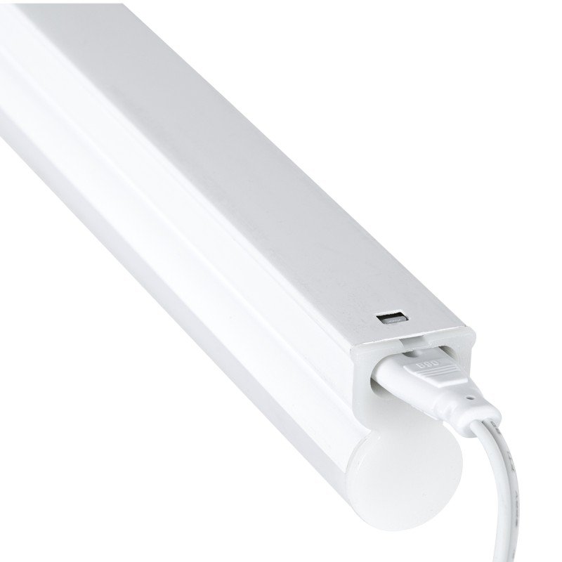 GloboStar® TUBO 60786 Γραμμικό Φωτιστικό Οροφής Linear LED Τύπου T5 Επεκτεινόμενο 5.5W 528lm 180° AC 220-240V IP20 Πάγκου Κουζίνας με Διακόπτη On/Off Μ30 x Π2.2 x Υ3.5cm Θερμό Λευκό 2700K - Λευκό - 3 Years Warranty