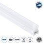 GloboStar® TUBO 60790 Γραμμικό Φωτιστικό Οροφής Linear LED Τύπου T5 Επεκτεινόμενο 18W 1800lm 180° AC 220-240V IP20 Πάγκου Κουζίνας με Διακόπτη On/Off Μ120 x Π2.2 x Υ3.5cm Ψυχρό Λευκό 6000K - Λευκό - 3 Years Warranty