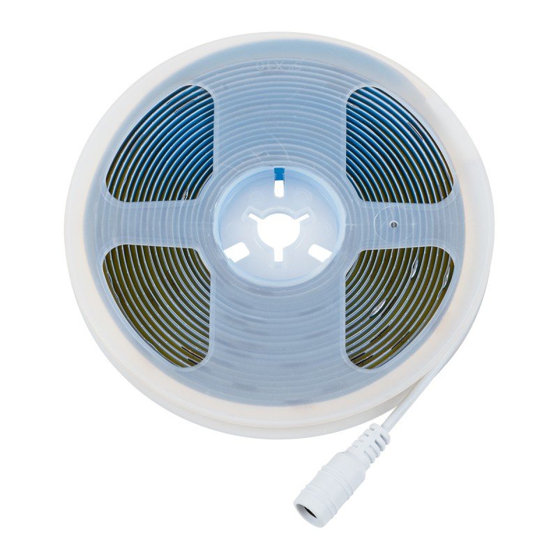 GLOBOSTAR® COBWAVE 70416 Σετ Ταινίας με Τροφοδοτικό LED 48W 4800lm 120° AC 220-240V IP20 1540 x COB Chip Φυσικό Λευκό 4500K - Sanan COB Chip - Μ500 x Π1 x Υ0.2cm - Ρολό 5 Μέτρων - 2 Χρόνια Εγγύηση