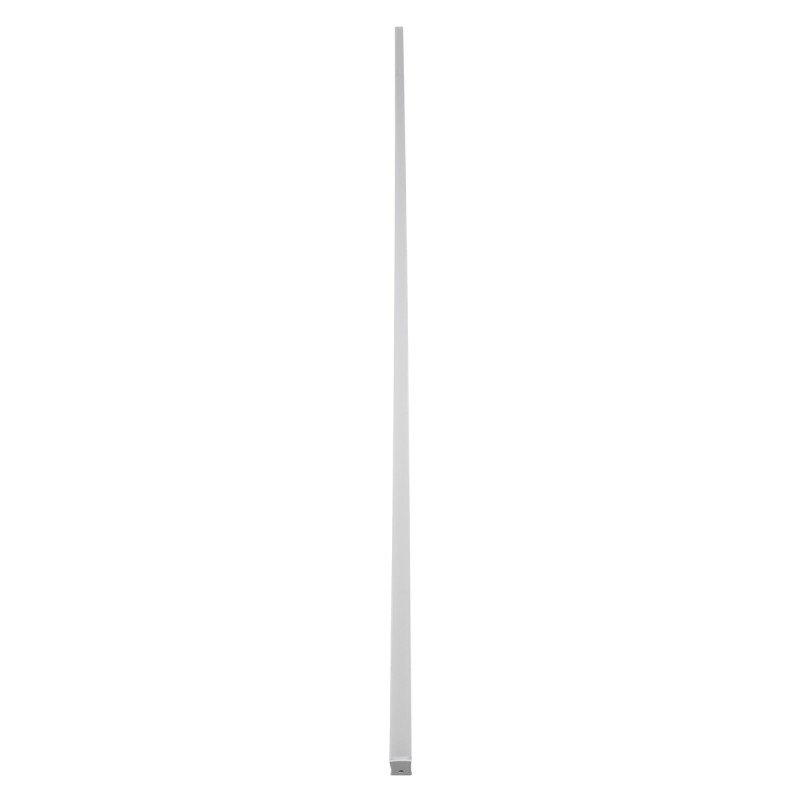 GloboStar® SURFACE-PROFILE 70868-3M Προφίλ Αλουμινίου - Βάση & Ψύκτρα Ταινίας LED με Λευκό Γαλακτερό Κάλυμμα - Επιφανειακή Χρήση - Πατητό Κάλυμμα - Λευκό - 3 Μέτρα - Πακέτο 5 Τεμαχίων - Μ300 x Π2.3 x Υ2cm
