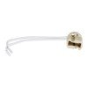 GloboStar® 79597 Κεραμικό Ντουί G9 με 15CM Καλώδιο D1.8 x H2.6cm
