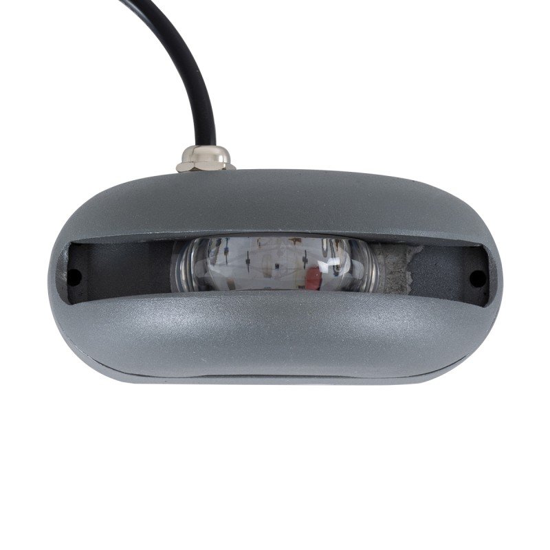 GLOBOSTAR® WINDOWCURBA 90110 Φωτιστικό Ανάδειξης Παραθύρων LED 6W 540lm 3°x262° DC 24V Αδιάβροχο IP65 Θερμό Λευκό 2700K Dimmable - CREE XPE Chip - Γκρι Ανθρακί Ματ - Μ12 x Π5.3 x Υ6.5cm - 3 Χρόνια Εγγύηση