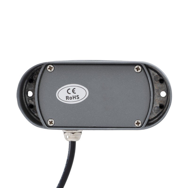 GLOBOSTAR® WINDOWCURBA 90110 Φωτιστικό Ανάδειξης Παραθύρων LED 6W 540lm 3°x262° DC 24V Αδιάβροχο IP65 Θερμό Λευκό 2700K Dimmable - CREE XPE Chip - Γκρι Ανθρακί Ματ - Μ12 x Π5.3 x Υ6.5cm - 3 Χρόνια Εγγύηση