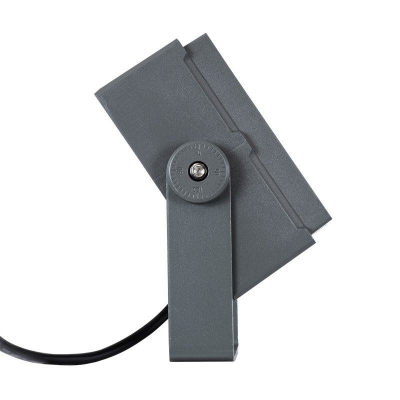 GLOBOSTAR® FLOODTINY 90368 Προβολέας Σποτ Wall Washer LED 27W 2970lm 3° DC 24V Αδιάβροχο IP65 Θερμό Λευκό 2700K Dimmable - Bridgelux SMD Chip - Γκρι Ανθρακί - Μ13.8 x Π16.4 x Υ7cm - 3 Χρόνια Εγγύηση