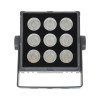 GLOBOSTAR® FLOODTINY 90368 Προβολέας Σποτ Wall Washer LED 27W 2970lm 3° DC 24V Αδιάβροχο IP65 Θερμό Λευκό 2700K Dimmable - Bridgelux SMD Chip - Γκρι Ανθρακί - Μ13.8 x Π16.4 x Υ7cm - 3 Χρόνια Εγγύηση