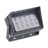 GLOBOSTAR® FLOODKAMY 90373 Προβολέας Σποτ Wall Washer με Αντιθαμβωτική Γρίλια LED 30W 3450lm 5° DC 24V Αδιάβροχο IP65 Φυσικό Λευκό 4500K Dimmable - Bridgelux SMD Chip - Γκρι Ανθρακί - Μ19.5 x Π10.7 x Υ9.5cm - 3 Χρόνια Εγγύηση