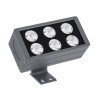 GLOBOSTAR® FLOODDANY 90376 Προβολέας Σποτ Wall Washer LED 24W 2760lm 5° DC 24V Αδιάβροχο IP65 Φυσικό Λευκό 4500K Dimmable - CREE XPE Chip - Γκρι Ανθρακί - Μ16 x Π9.5 x Υ7.5cm - 3 Χρόνια Εγγύηση