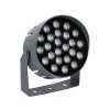 GLOBOSTAR® FLOODNIGMA 90378 Προβολέας Σποτ Wall Washer LED 24W 2160lm 30° DC 24V Αδιάβροχο IP65 Θερμό Λευκό 2700K Dimmable - Bridgelux SMD Chip - Γκρι Ανθρακί - Μ15 x Π15 x Υ9.1cm - 3 Χρόνια Εγγύηση