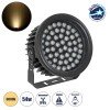 GLOBOSTAR® FLOODNEVA 90398 Προβολέας Σποτ Wall Washer LED 54W 4860lm 30° DC 24V Αδιάβροχο IP65 Θερμό Λευκό 2700K Dimmable - Bridgelux SMD Chip - Μαύρο - Μ24.5 x Π24.5 x Υ14.7cm - 3 Χρόνια Εγγύηση