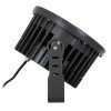 GLOBOSTAR® FLOODNEVA 90398 Προβολέας Σποτ Wall Washer LED 54W 4860lm 30° DC 24V Αδιάβροχο IP65 Θερμό Λευκό 2700K Dimmable - Bridgelux SMD Chip - Μαύρο - Μ24.5 x Π24.5 x Υ14.7cm - 3 Χρόνια Εγγύηση