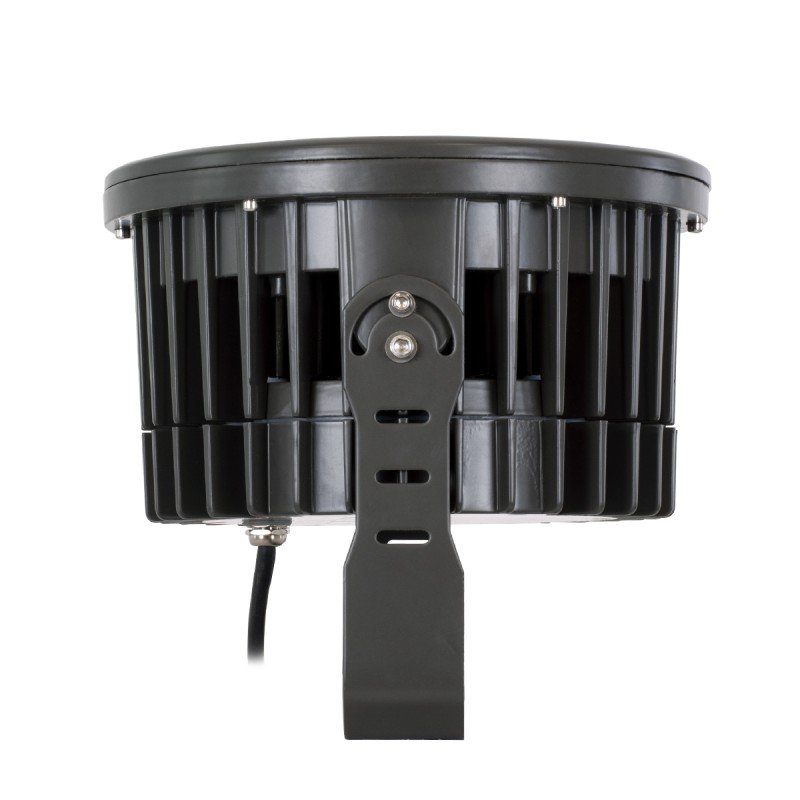 GLOBOSTAR® FLOODNEVA 90398 Προβολέας Σποτ Wall Washer LED 54W 4860lm 30° DC 24V Αδιάβροχο IP65 Θερμό Λευκό 2700K Dimmable - Bridgelux SMD Chip - Μαύρο - Μ24.5 x Π24.5 x Υ14.7cm - 3 Χρόνια Εγγύηση