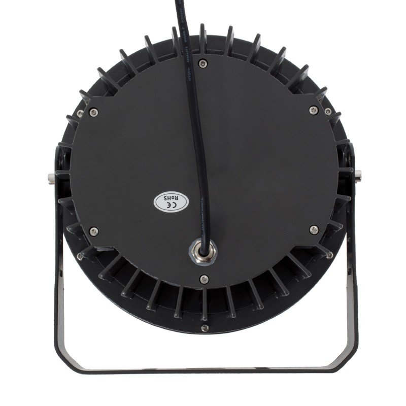 GLOBOSTAR® FLOODNEVA 90398 Προβολέας Σποτ Wall Washer LED 54W 4860lm 30° DC 24V Αδιάβροχο IP65 Θερμό Λευκό 2700K Dimmable - Bridgelux SMD Chip - Μαύρο - Μ24.5 x Π24.5 x Υ14.7cm - 3 Χρόνια Εγγύηση